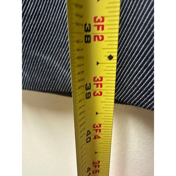 Calvin Klein Size 10 Gray Knee Length Sheath Dress Careerwear Office Siren Belt - Picture 12 of 13